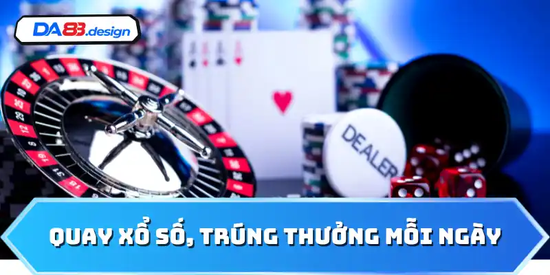 Quay xổ số trúng thưởng 